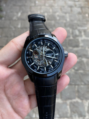 TISSOT 1853 AUTOMATIC PRIMIUM QUILTY LEATHER WATCH