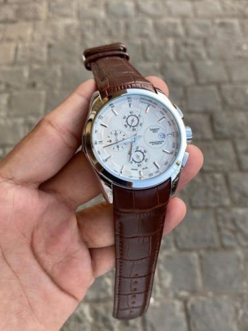TISSOT 1853 PRIMIUM QUALITY LEATHER WATCH' - View 3