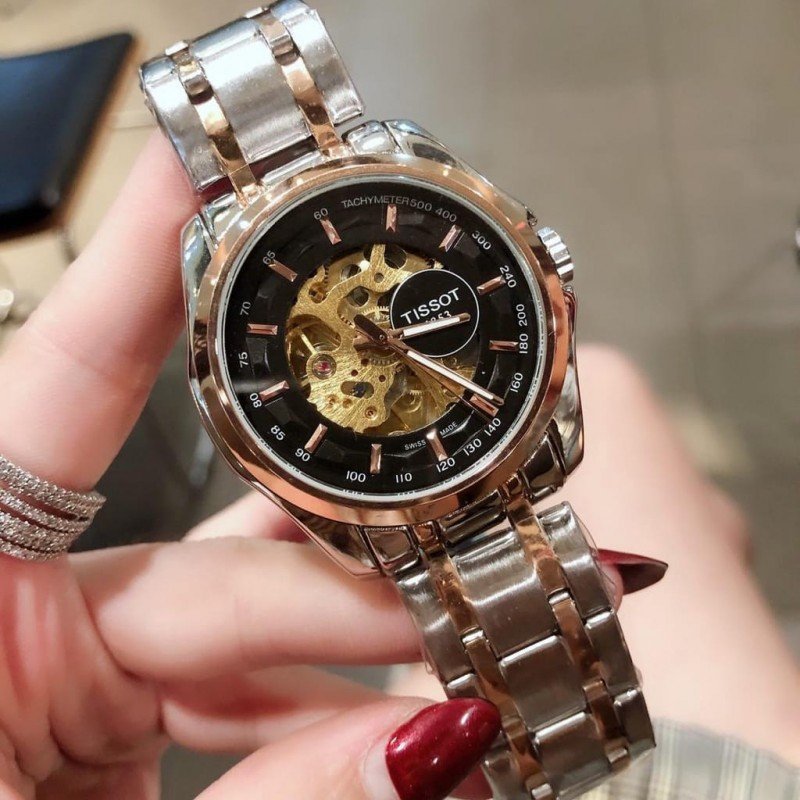 TISSOT 1853 AUTOMATIC PRIMIUM QUALITY METAL WATCH' - View 3