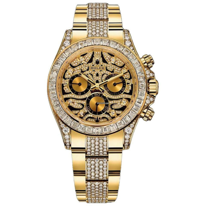 Rolex Daytona Ramzan Special Gold Diamond Metal Watch by Rolex - Watch Corner