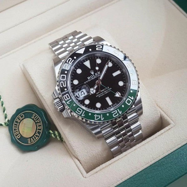 ROLEX GMT MASTER 2 LEFT HAND AUTOMATIC WATCH - View 2