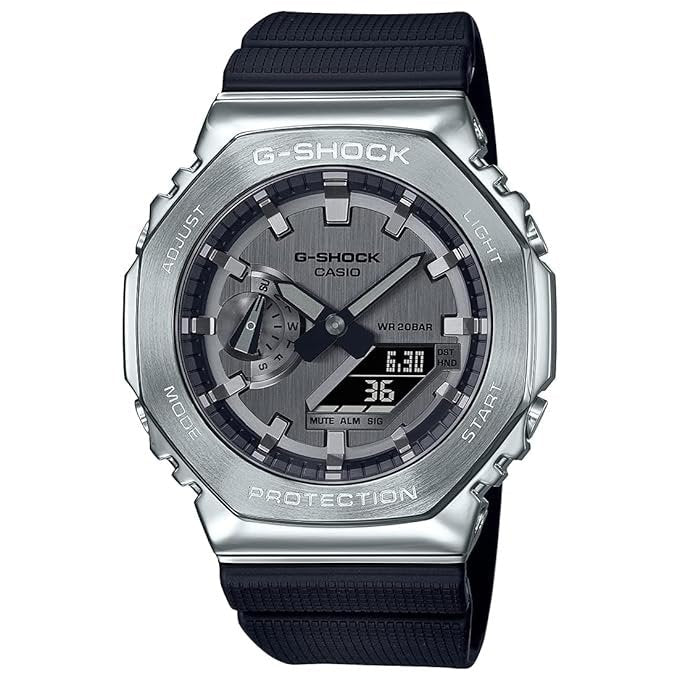 G-shock Gm 2100 Stainless Steel Black Strap Watch - View 2