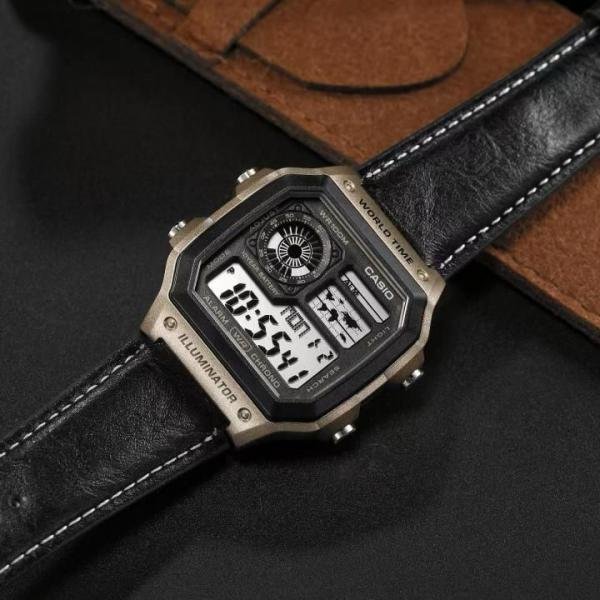 CASIO VINTAGE AE-1200WHL-5AV - View 2