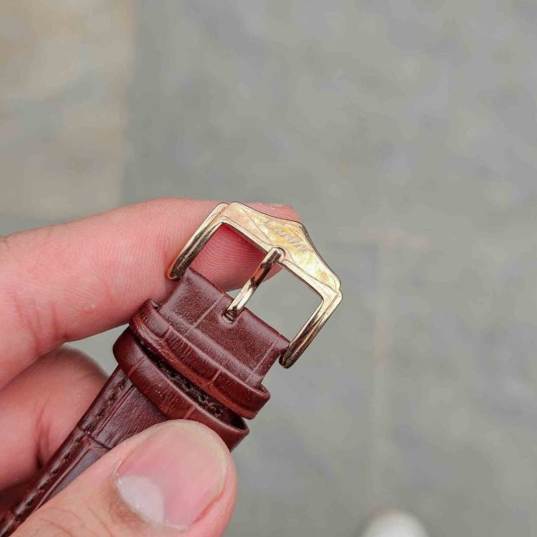 Cartier Leather Brown Automatic Watch D - View 5