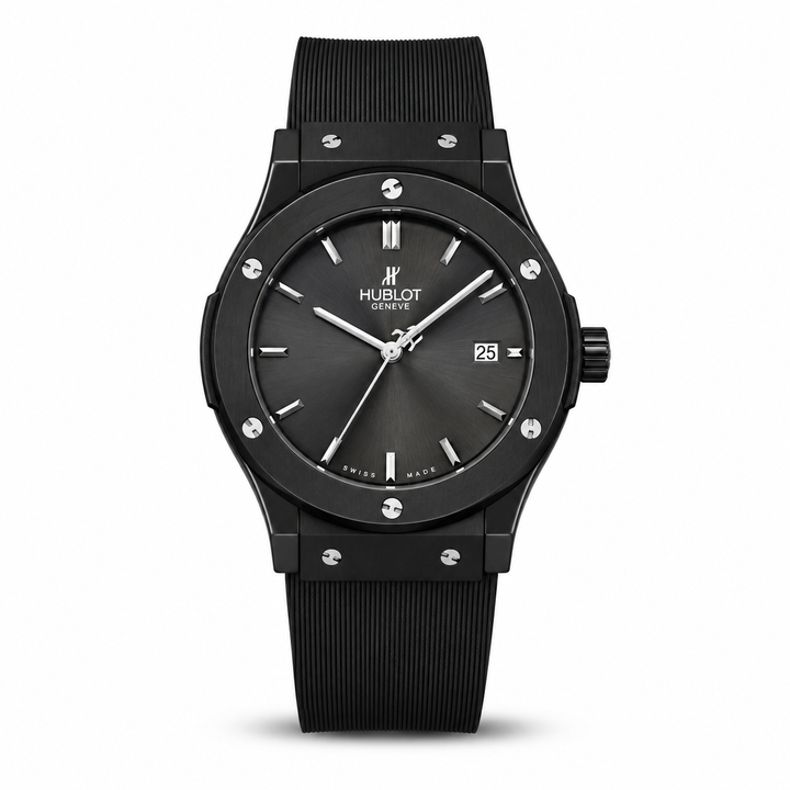 Hublot Black Leather Belt Watch B by Hublot - Watch Corner