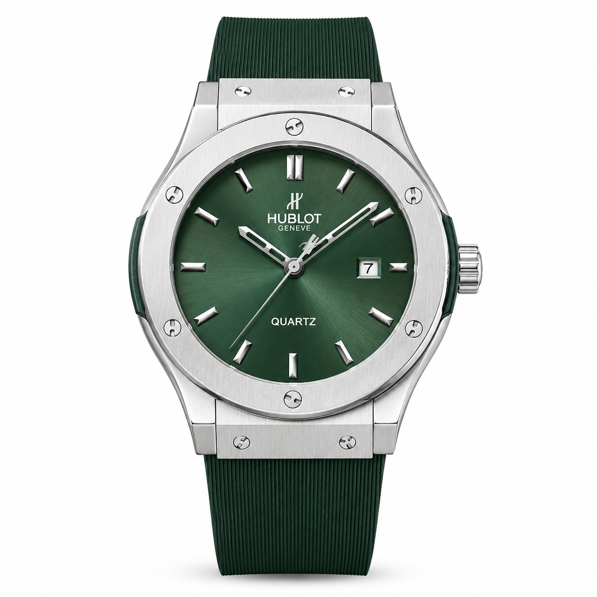 Hublot Green Leather Belt Watch by Hublot - Watch Corner