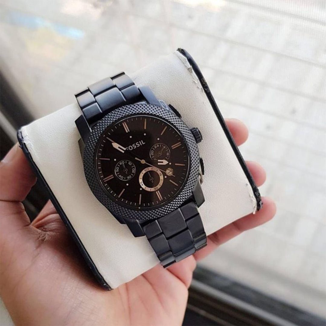 Fossil Fs4682 Metal Black Watch - View 4