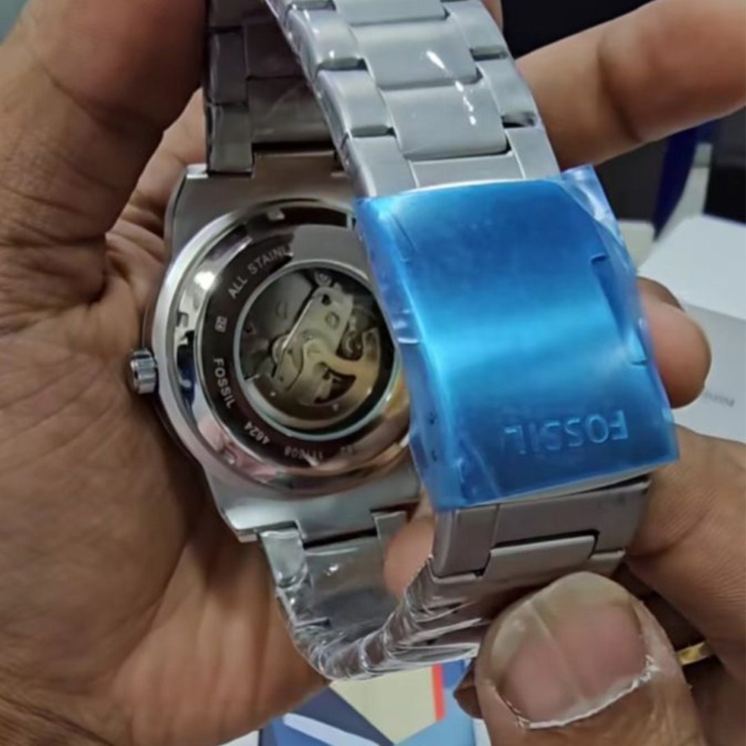 Fossil Silver Metal Automatic - View 5