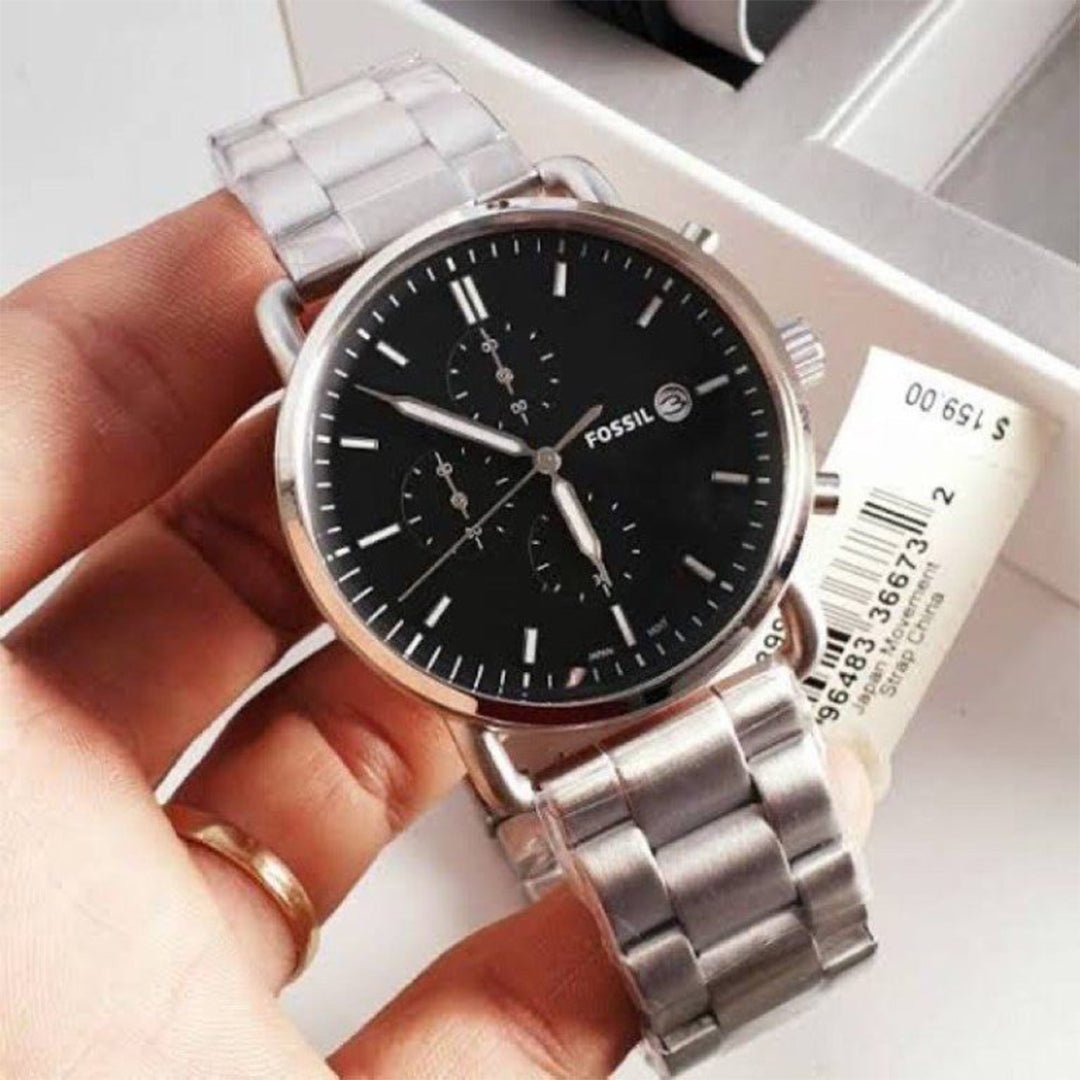 Fossil Silver Metal Watch - View 3