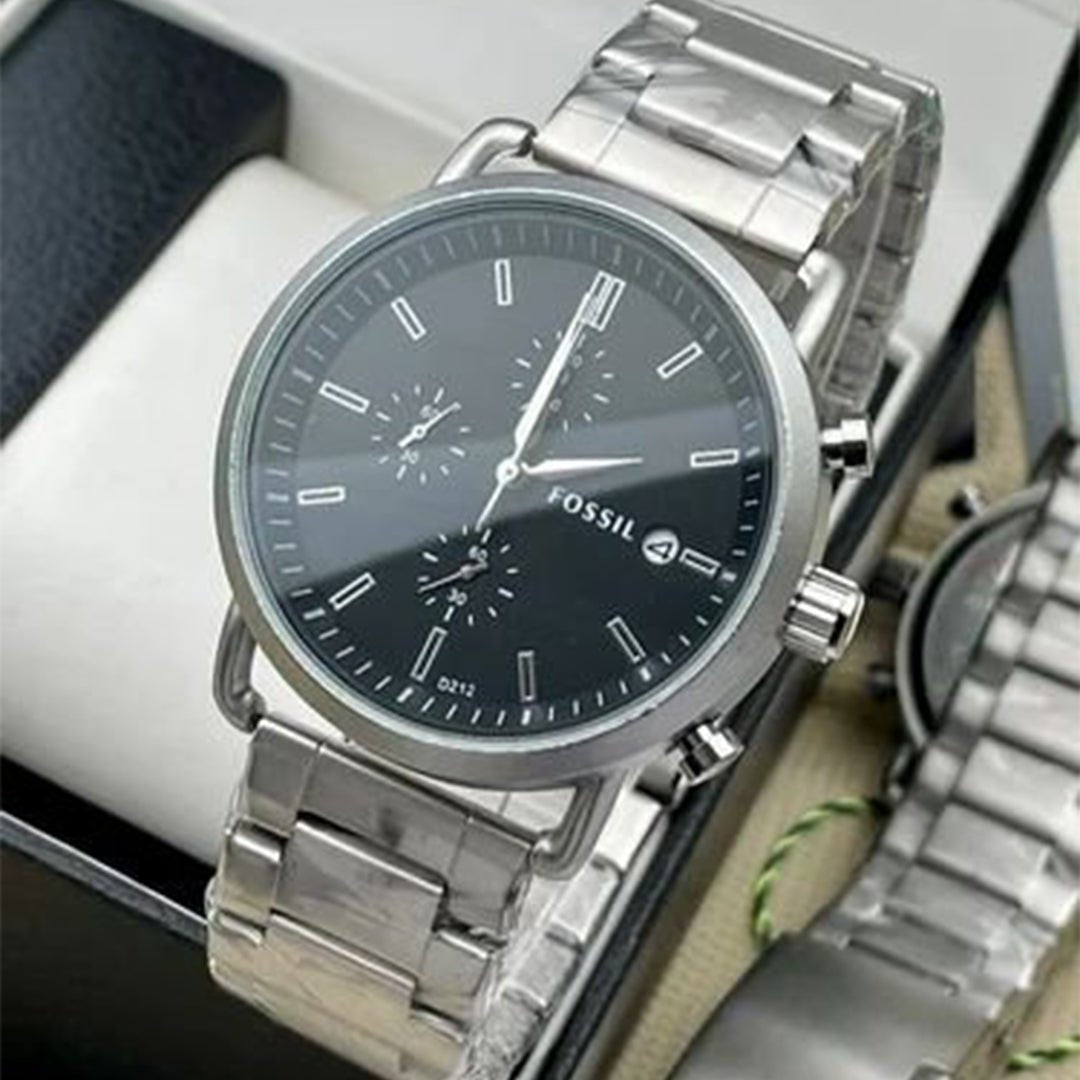 Fossil Silver Metal Watch - View 4