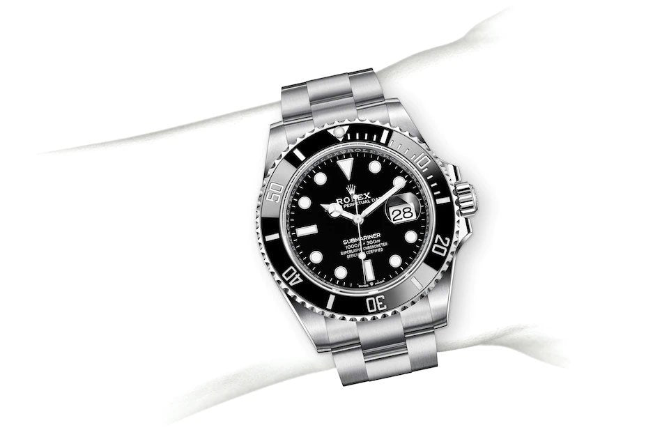 ROLEX SUBMARINE Black dial Date - View 2