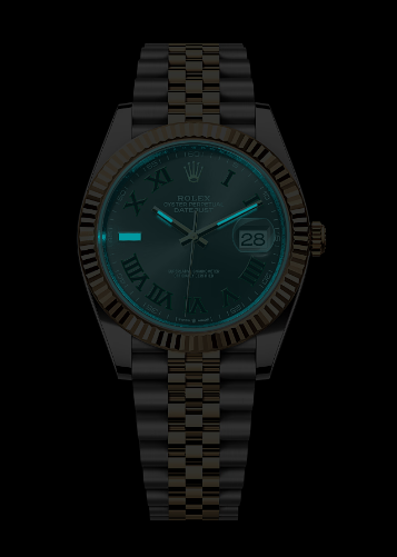 Rolex Datejust Dualtone Grey Dial Metal Watch - View 5