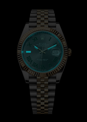 Rolex Datejust Dualtone Grey Dial Metal Watch