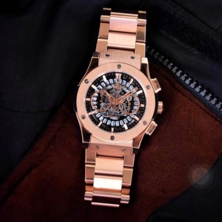 Hublot Golden Metal Watch - View 2