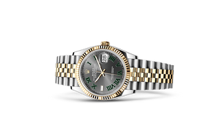 Rolex Datejust Dualtone Grey Dial Metal Watch