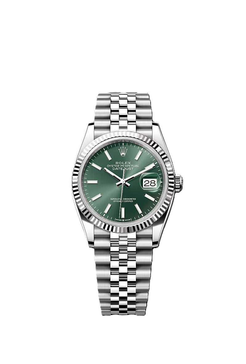 Rolex Date just 36 green dial by Rolex - Watch Corner