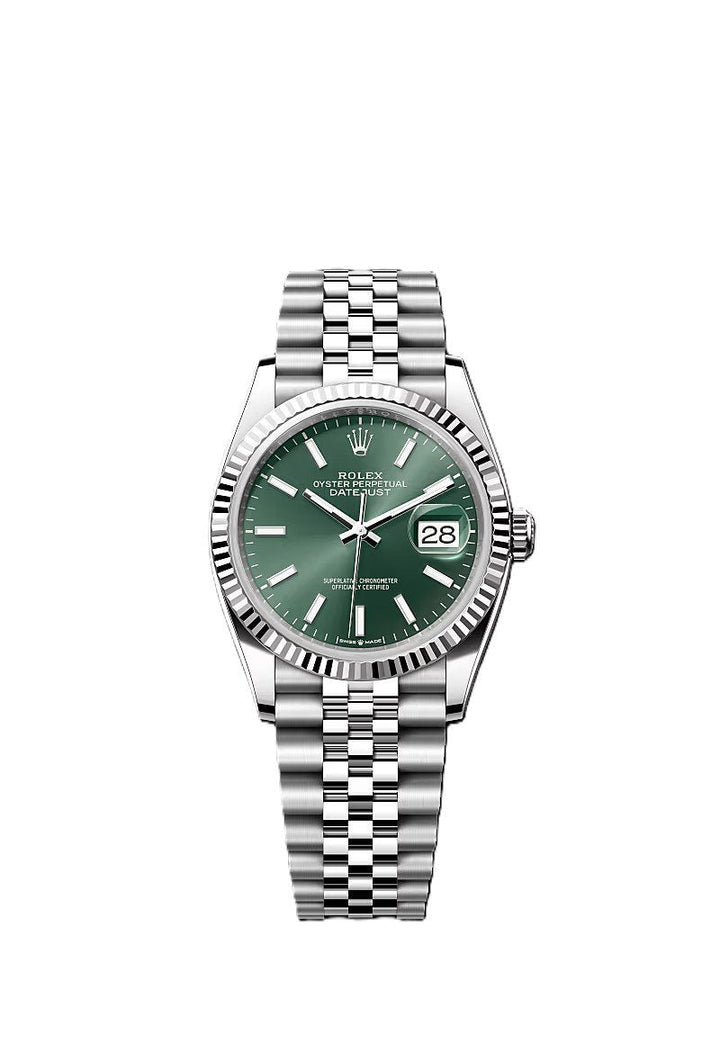 Rolex Date just 36 green dial by Rolex - Watch Corner