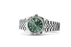Rolex Date just 36 green dial