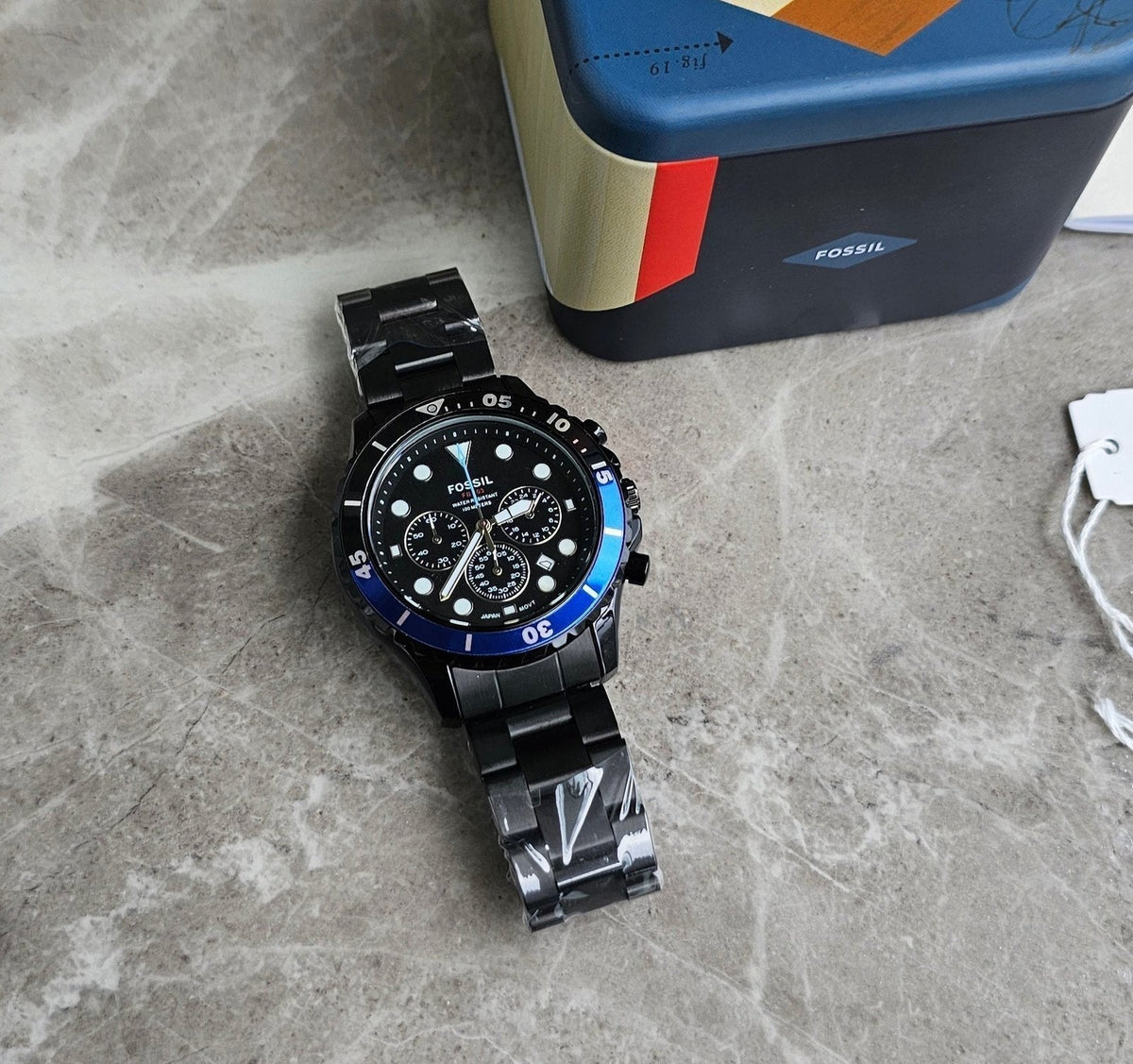 Fossil Fb 03 Black Metal Watch - View 5