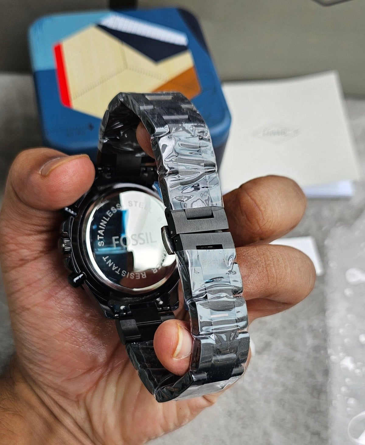 Fossil Fb 03 Black Metal Watch - View 6